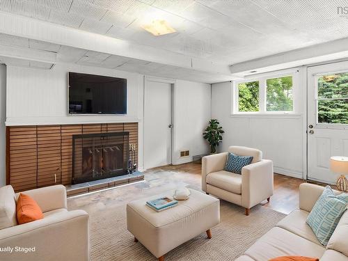 104 Joffre Street, Dartmouth, NS - Indoor Photo Showing Living Room With Fireplace