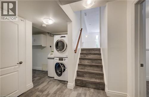 Basement level with laundry and water softener. - 197 Southwood Drive, Kitchener, ON - Indoor Photo Showing Laundry Room