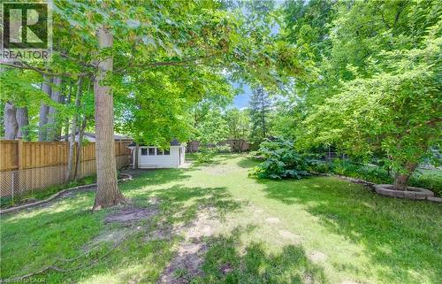 Deep 150 foot lot, fully fenced. - 197 Southwood Drive, Kitchener, ON - Outdoor