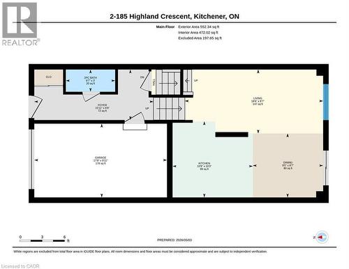 Floor plan - 185 Highland Crescent Unit# 2, Kitchener, ON - Other