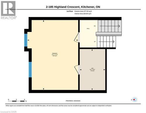 Floor plan - 185 Highland Crescent Unit# 2, Kitchener, ON - Other