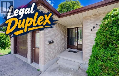 197 SOUTHWOOD Drive  Kitchener, ON N2E 2B2