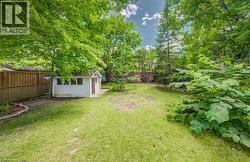 Garden shed for extra storage. - 