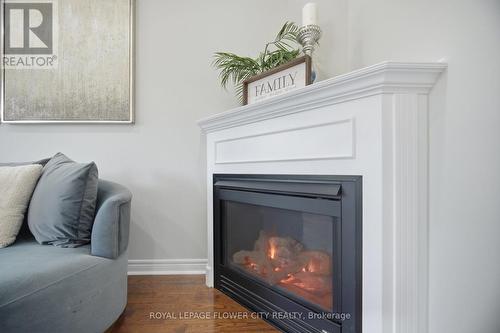 56 Laurentide Crescent, Brampton, ON - Indoor Photo Showing Living Room With Fireplace