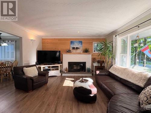 3045 Canoe Point Rd, Hilton Beach, ON - Indoor Photo Showing Living Room With Fireplace