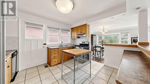 32 Allonsius Drive, Toronto, ON - Indoor Photo Showing Kitchen With Double Sink