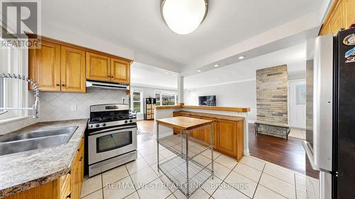 32 Allonsius Drive, Toronto, ON - Indoor Photo Showing Kitchen With Double Sink