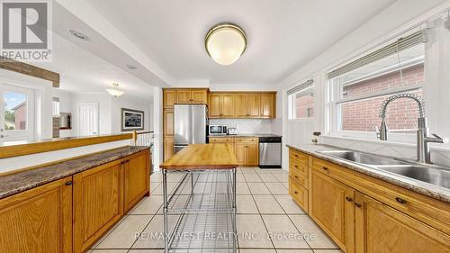 32 Allonsius Drive, Toronto, ON - Indoor Photo Showing Kitchen With Double Sink