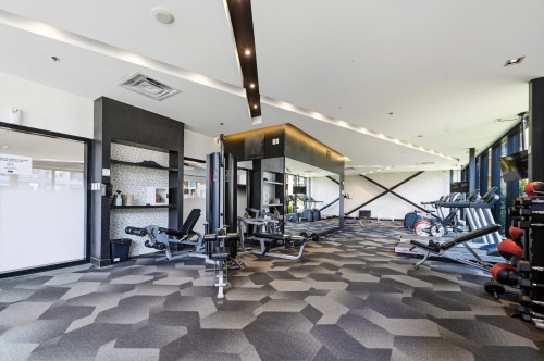 Salle d'exercice - 1701-235 Rue Peel, Montréal (Le Sud-Ouest), QC - Indoor Photo Showing Gym Room