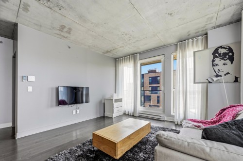 Salon - 1701-235 Rue Peel, Montréal (Le Sud-Ouest), QC - Indoor Photo Showing Living Room