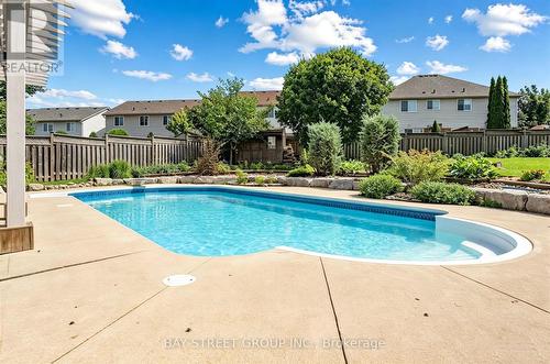 63 Dubrick Crescent, Kitchener, ON - Outdoor With In Ground Pool With Backyard