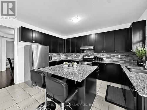 6 Divinity Circle, Brampton, ON - Indoor Photo Showing Kitchen With Stainless Steel Kitchen With Double Sink With Upgraded Kitchen