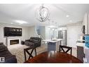 1416 169 St Sw, Edmonton, AB  - Indoor With Fireplace 