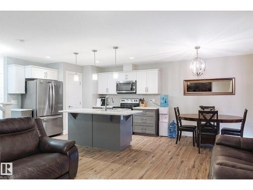 1416 169 St Sw, Edmonton, AB - Indoor Photo Showing Kitchen With Stainless Steel Kitchen With Upgraded Kitchen