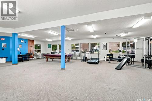 219 122 Edinburgh Place, Saskatoon, SK - Indoor Photo Showing Gym Room