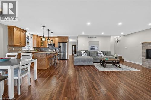 12073 Augustine Road, Wainfleet, ON - Indoor With Fireplace