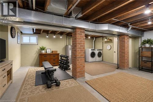 Edited using Ai - 394 Charlton Avenue W, Hamilton, ON - Indoor Photo Showing Basement