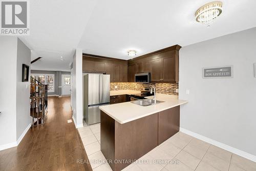 134 Mccready Drive, Milton, ON - Indoor Photo Showing Kitchen With Double Sink