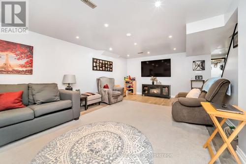 3287 Michaud Avenue, Mississauga, ON - Indoor Photo Showing Living Room With Fireplace