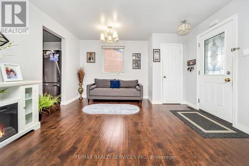 3287 Michaud Avenue, Mississauga, ON - Indoor Photo Showing Living Room With Fireplace