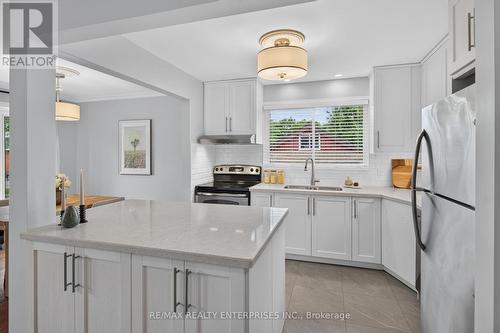 1282 Daimler Road, Mississauga, ON - Indoor Photo Showing Kitchen With Double Sink
