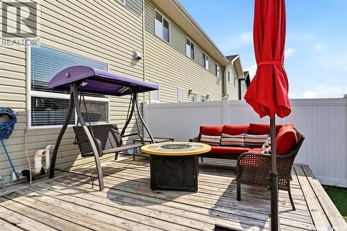 5740 Glide Crescent, Regina, SK - Outdoor With Deck Patio Veranda With Exterior