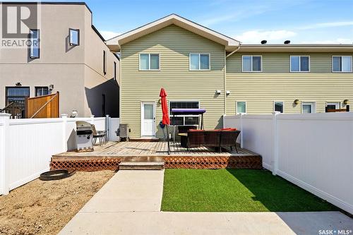 5740 Glide Crescent, Regina, SK - Outdoor With Deck Patio Veranda With Exterior