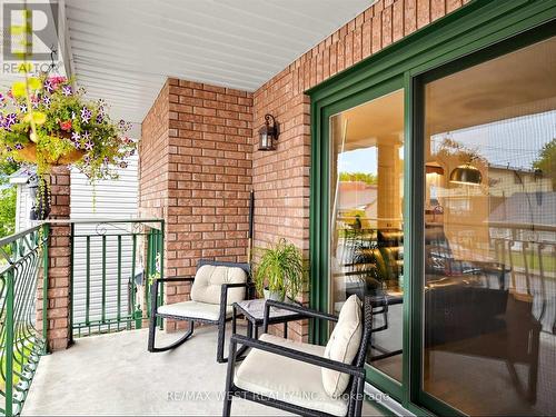 Walkout to Balcony from Living Room - 335 East Avenue N, Hamilton, ON - Outdoor With Deck Patio Veranda With Exterior