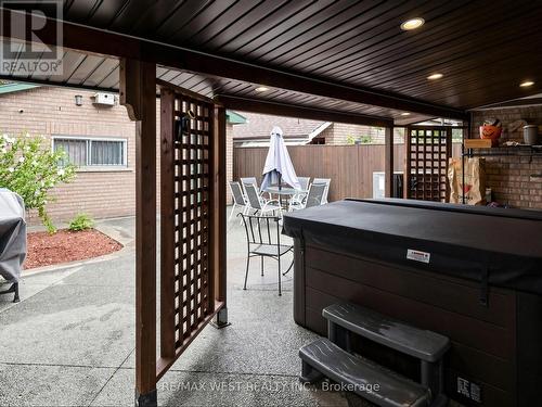 Covered Patio - 335 East Avenue N, Hamilton, ON - Outdoor With Deck Patio Veranda With Exterior