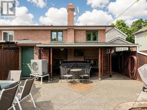 Newer Heat Pump - 335 East Avenue N, Hamilton, ON - Outdoor With Deck Patio Veranda