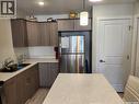 #212 315 Dickson Crescent, Saskatoon, SK  - Indoor Photo Showing Kitchen With Double Sink 