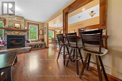 25 Cole Point Trail, Mckellar, ON - Indoor With Fireplace