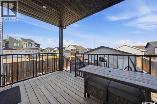534 Maple Crescent, Warman, SK - Outdoor With Deck Patio Veranda With Exterior