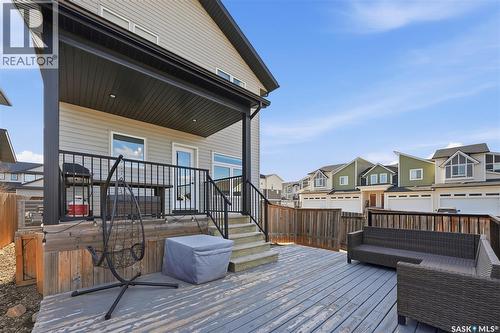 534 Maple Crescent, Warman, SK - Outdoor With Deck Patio Veranda With Exterior
