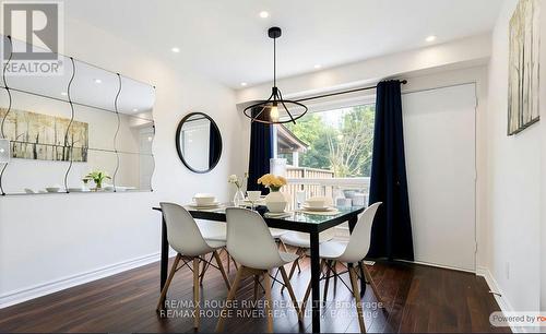 Virtually Staged Dining - 77 Lowry Square, Toronto, ON - Indoor Photo Showing Dining Room