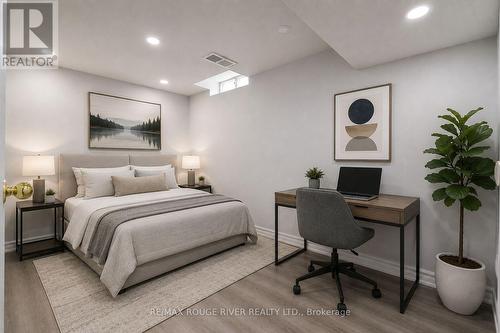 Virtually Staged - 77 Lowry Square, Toronto, ON - Indoor Photo Showing Bedroom
