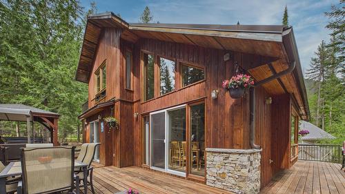9387 Moyie Shores Estates Road, Moyie, BC - Outdoor With Deck Patio Veranda With Exterior