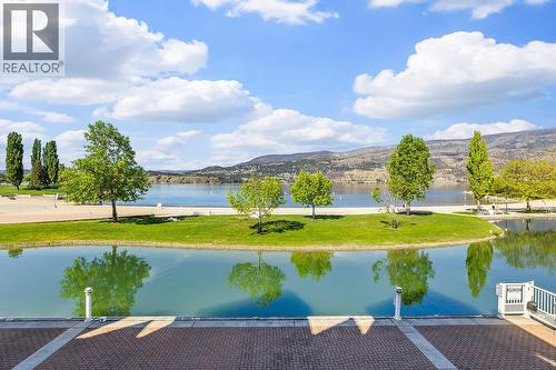 View from 2nd floor deck - 1156 Sunset Drive Unit# 123, Kelowna, BC - Outdoor With Body Of Water With View