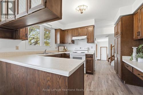 80157 Sharpes Creek Line, Central Huron (Goderich), ON - Indoor Photo Showing Kitchen With Double Sink
