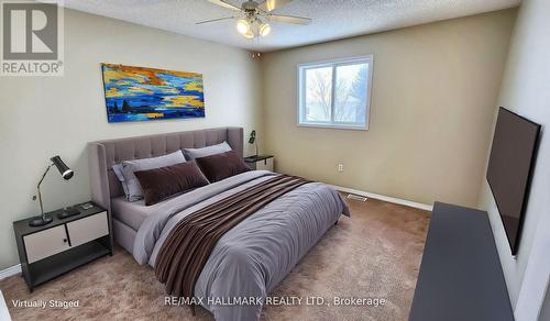 virtually staged - 48 Downing Crescent, Barrie, ON - Indoor Photo Showing Bedroom