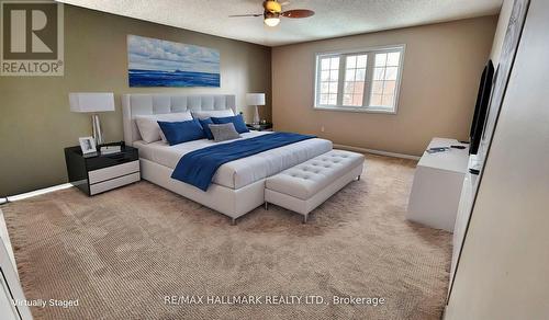 virtually staged - 48 Downing Crescent, Barrie, ON - Indoor Photo Showing Bedroom