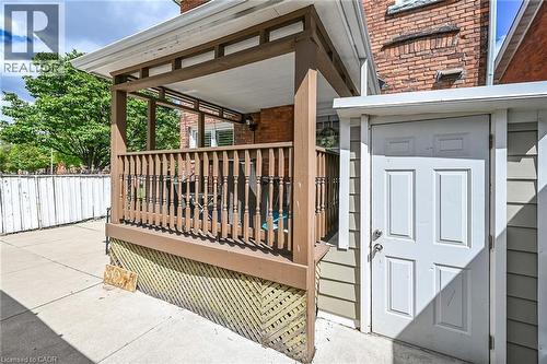 179 Macnab Street N, Hamilton, ON - Outdoor With Deck Patio Veranda With Exterior