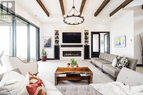 153 Adrien Street, Clarence-Rockland, ON - Indoor Photo Showing Living Room With Fireplace
