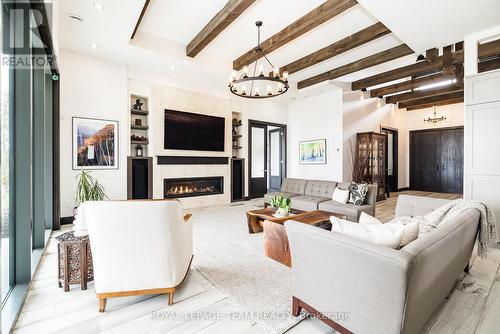 153 Adrien Street, Clarence-Rockland, ON - Indoor Photo Showing Living Room With Fireplace