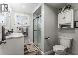 renovated lower level bathroom - 