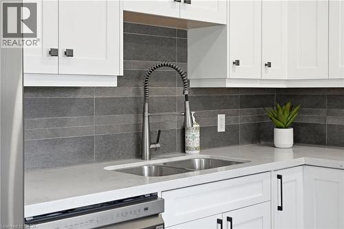 114 Luscombe Street, Hamilton, ON - Indoor Photo Showing Kitchen With Double Sink