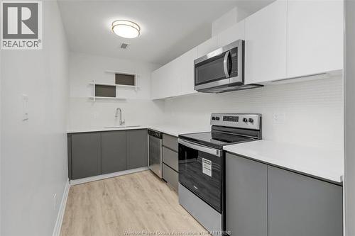 3320 Stella Crescent Unit# 116, Windsor, ON - Indoor Photo Showing Kitchen With Upgraded Kitchen