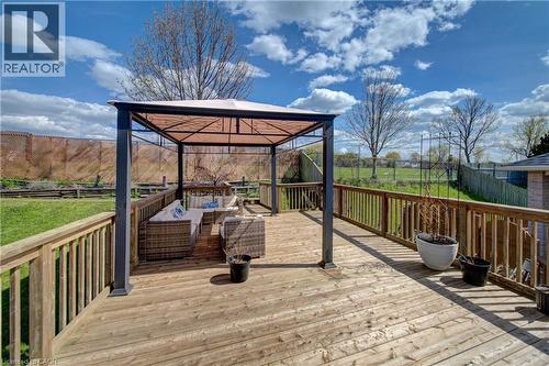 32 Lena Crescent, Cambridge, ON - Outdoor With Deck Patio Veranda