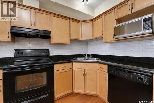307 333 Nelson Road, Saskatoon, SK - Indoor Photo Showing Kitchen With Double Sink