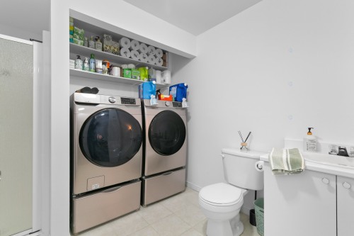 Bathroom - 87 Ch. Des Couleurs, Saint-Sauveur, QC - Indoor Photo Showing Laundry Room